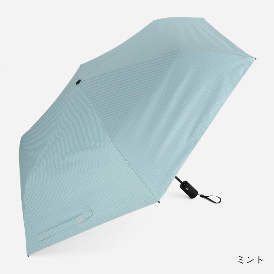 KEYUCA（ケユカ） 折畳傘 日傘 雨傘 晴雨兼用 レディース おしゃれ 通販 ｜ 【遮光・UVカット】折畳傘 自動開閉遮光ミニギンガム ...