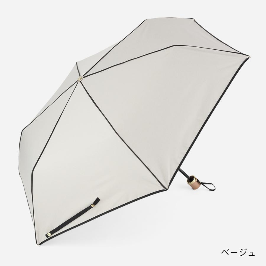 KEYUCA（ケユカ） 折畳傘 日傘 雨傘 晴雨兼用 レディース おしゃれ 通販 ｜ 【遮光・UVカット】折畳傘 遮光パイピングシャンブレー ...