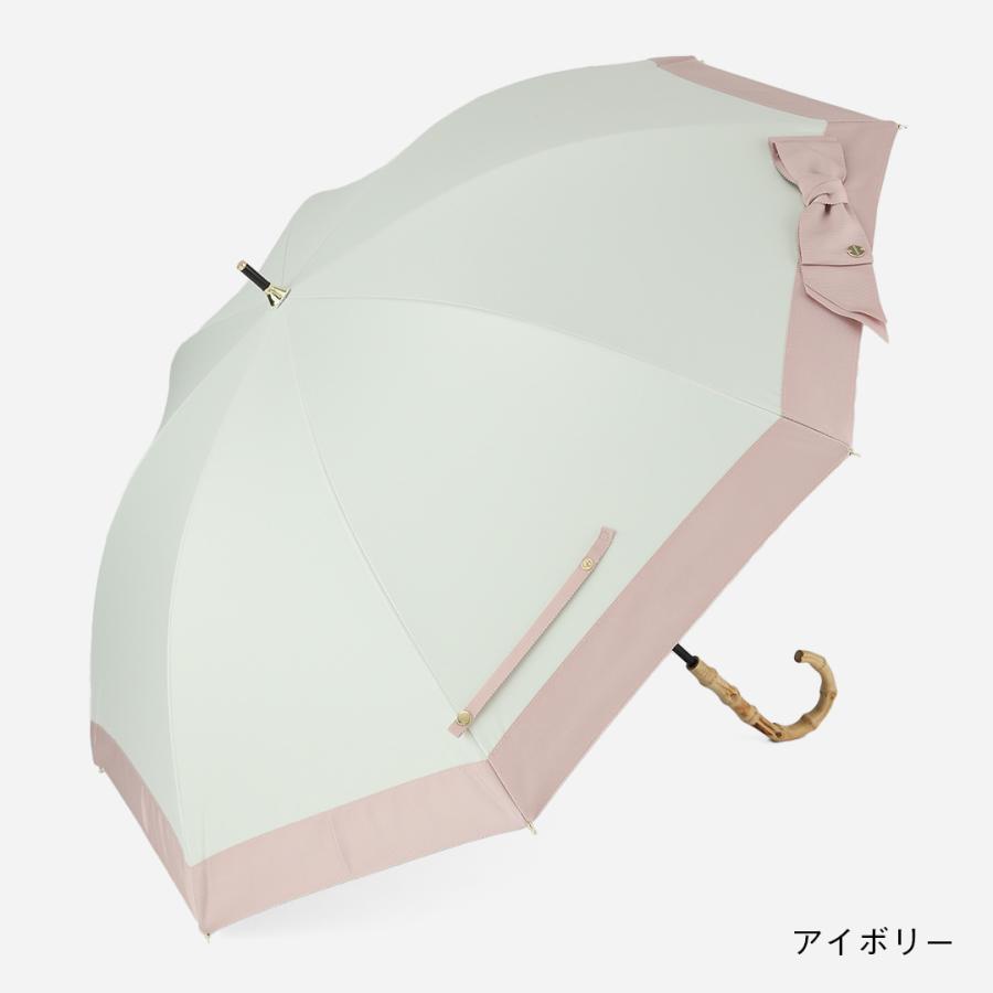 長傘 日傘 雨傘 晴雨兼用 レディース おしゃれ 人気通販 ｜ 【遮光・UVカット】長傘 遮光グログランリボン KEYUCA(ケユカ) | KEYUCA | 03