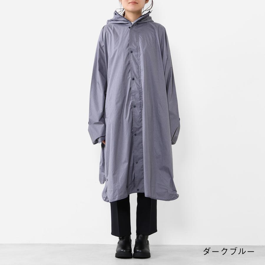 KEYUCA（ケユカ） レインポンチョ カッパ 雨具 透明つば バイザー付き