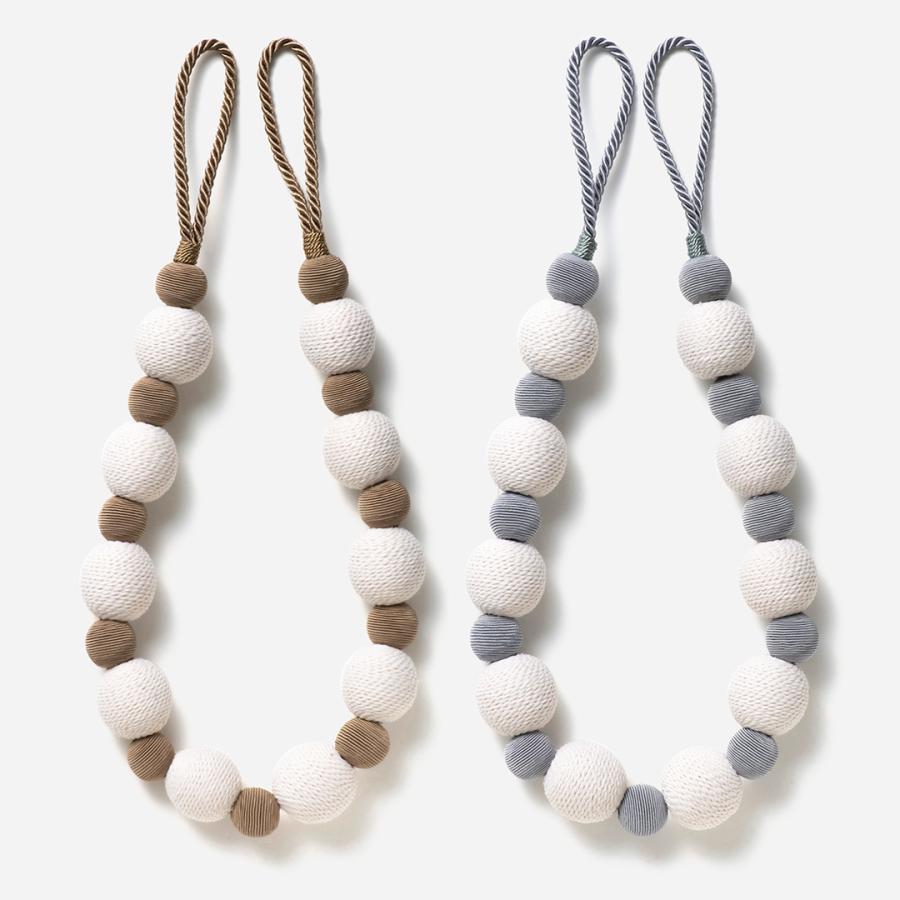 KEYUCA（ケユカ） タッセル カーテン[コットンボール タッセル 約70cm