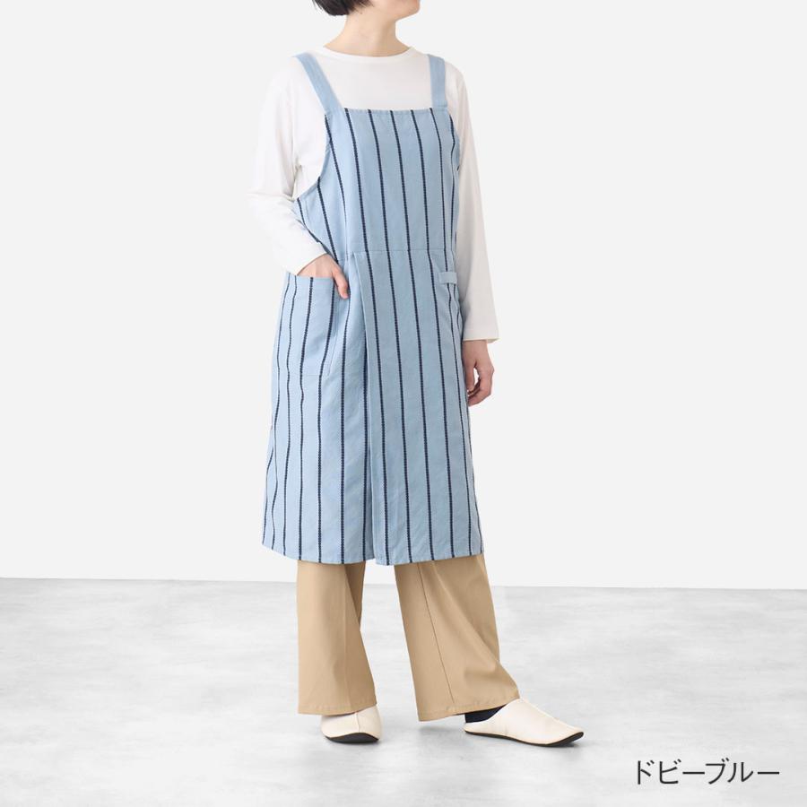 KEYUCA（ケユカ） エプロン キッチンエプロン バッククロス かぶるだけ