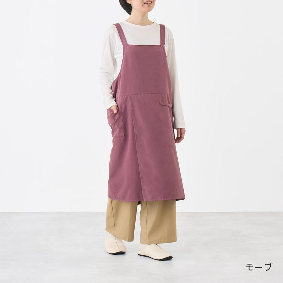 KEYUCA（ケユカ） エプロン キッチンエプロン バッククロス かぶるだけ