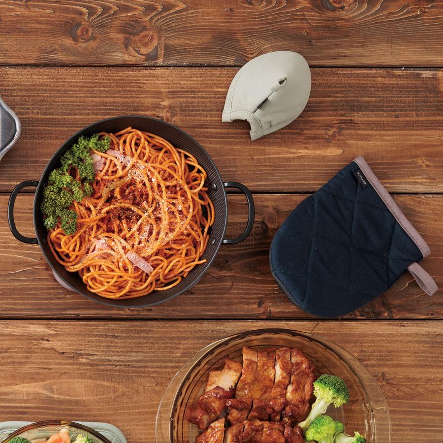 KEYUCA（ケユカ） ミトン 鍋つかみ 耐熱 三角 滑り止め オーブンミトン