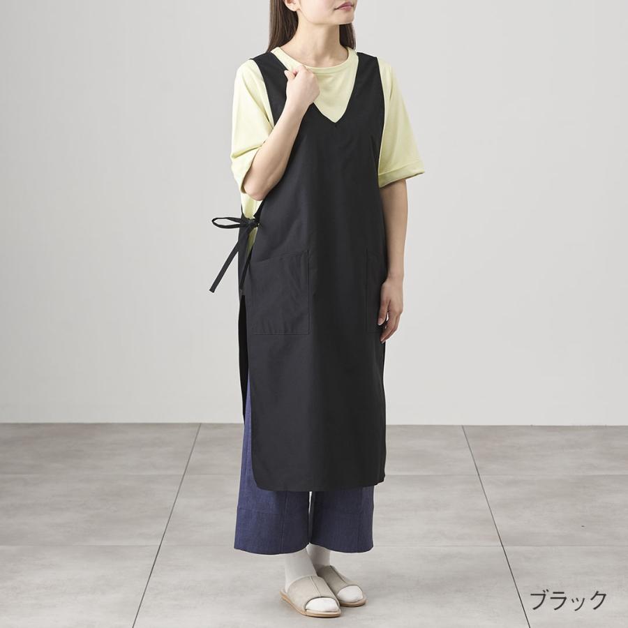 エプロン ワンピース 家事 撥水加工 サイドスリット ポケット付き｜ 撥水ワンピースエプロン  KEYUCA(ケユカ) | KEYUCA | 01