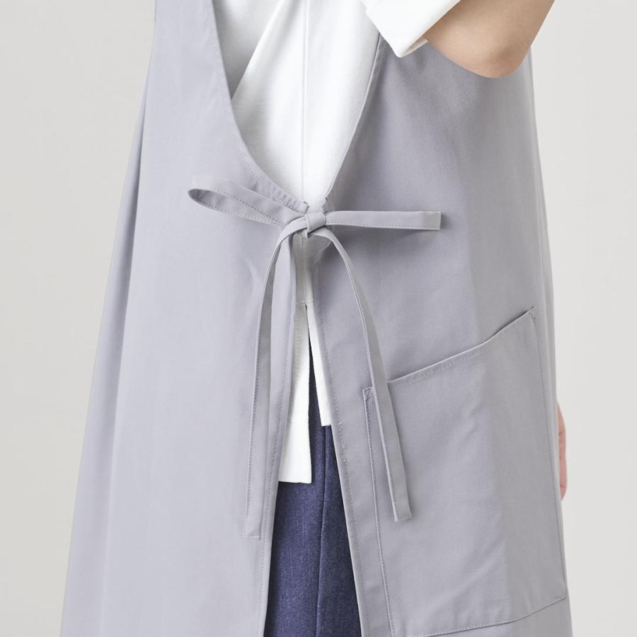 エプロン ワンピース 家事 撥水加工 サイドスリット ポケット付き｜ 撥水ワンピースエプロン  KEYUCA(ケユカ) | KEYUCA | 07