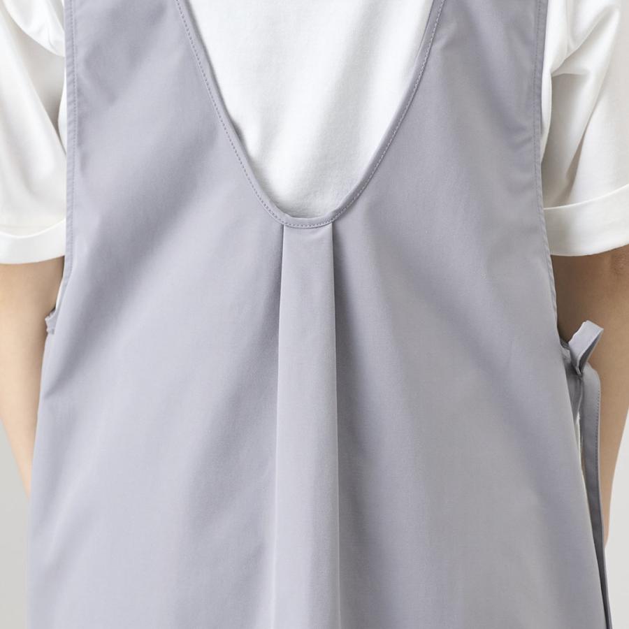 エプロン ワンピース 家事 撥水加工 サイドスリット ポケット付き｜ 撥水ワンピースエプロン  KEYUCA(ケユカ) | KEYUCA | 08