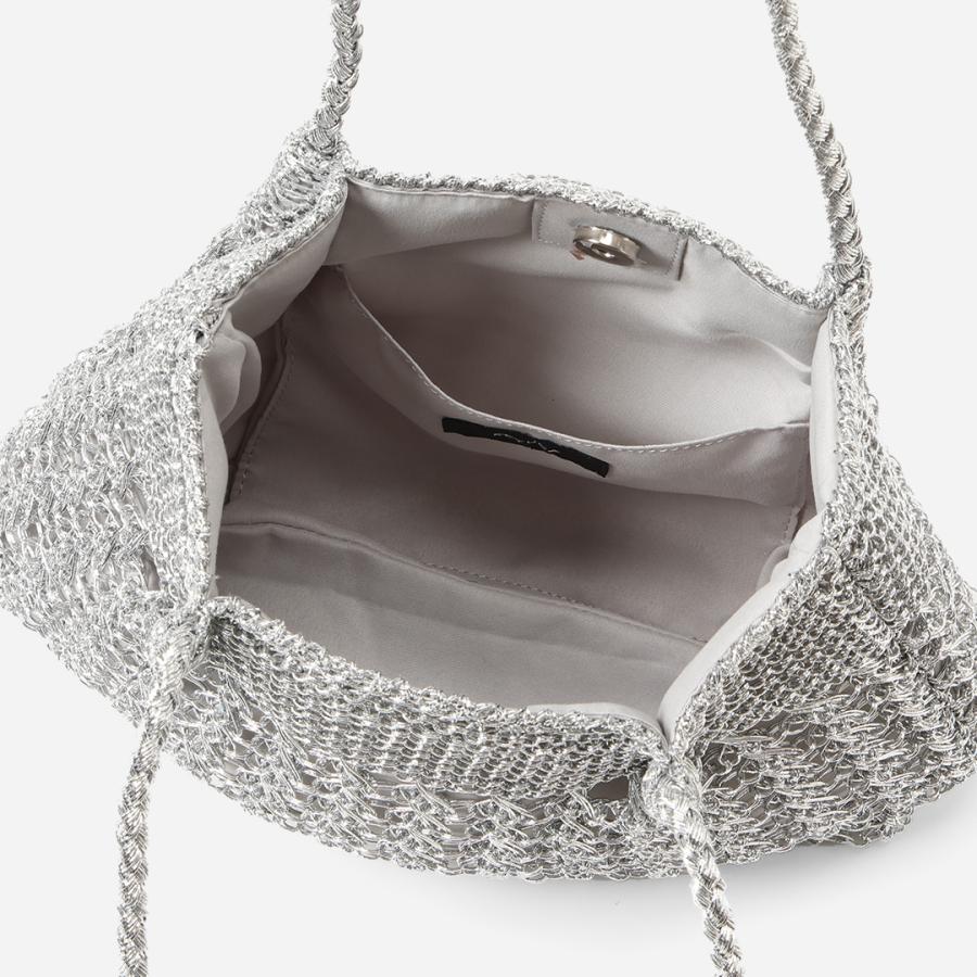 KEYUCA（ケユカ） バッグ ハンドメイド 春 夏 涼しげ メタリック糸｜ N