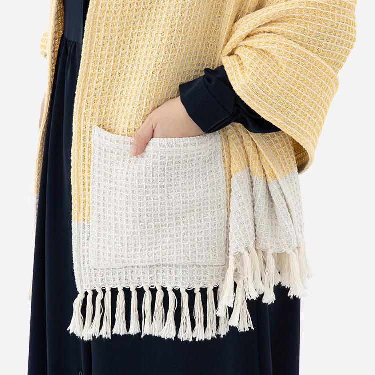 KEYUCA（ケユカ） 羽織り ひざ掛け タオルケット 冷え対策 シンプル