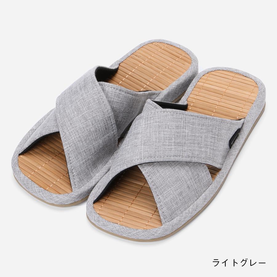 竹スリッパ ルームウェア ルームシューズ ナチュラルインテリア シンプルライフ 清潔｜オープンクロス竹スリッパ サザナミ KEYUCA(ケユカ) | KEYUCA | 01
