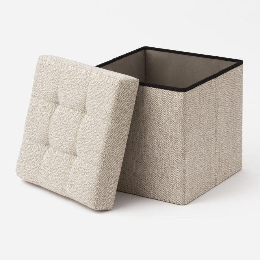 KEYUCA（ケユカ） スツール 収納 Swal たためるフタ付収納スツール