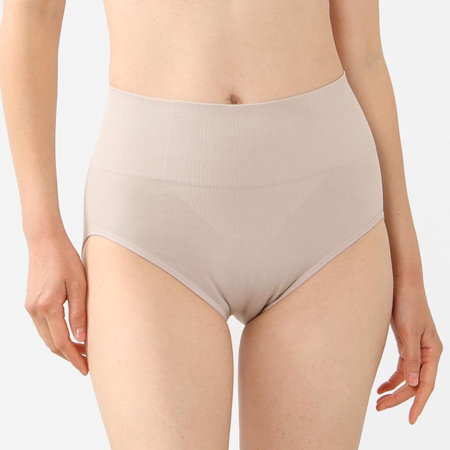 カカサスペンションパンツカカハイウエストおなかコントロールパンティ 3枚セット KEYUCA（ケユカ） レディース インナー 補正下着 深履き丈 ハイ