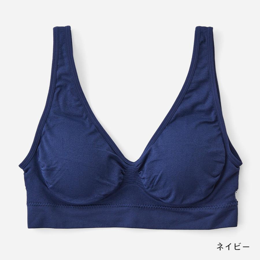 下着 アンダーウェア リフトアップ 穴あきパッド ムレにくい 無地 シンプル｜ 【スタイルケア】ブラ KEYUCA(ケユカ) | KEYUCA | 04