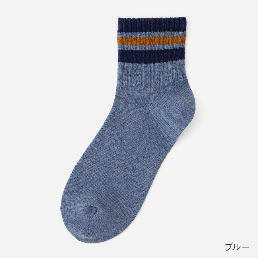 靴下 ソックス ショート メンズ ギフト おしゃれ 通販 ｜ R M メンズ ラインショート|ソックス|靴下 KEYUCA(ケユカ) | KEYUCA | 02