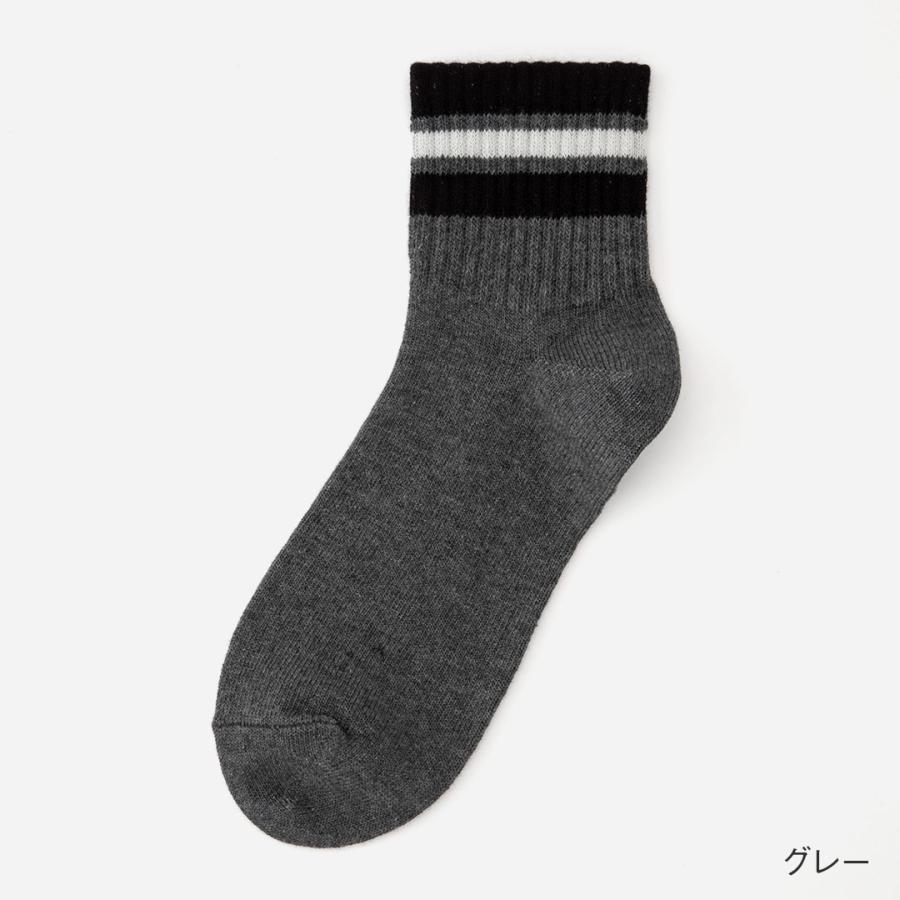 靴下 ソックス ショート メンズ ギフト おしゃれ 通販 ｜ R M メンズ ラインショート|ソックス|靴下 KEYUCA(ケユカ) | KEYUCA | 03