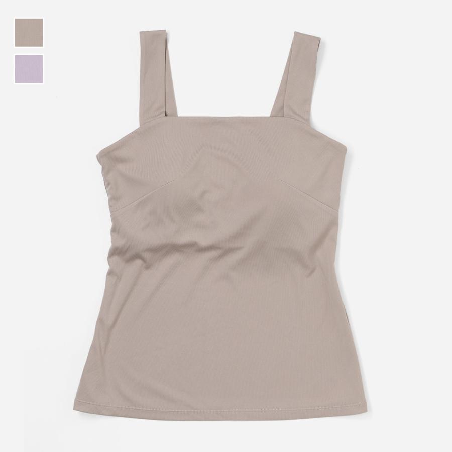 シームレスブラ ナイトブラ ノンワイヤーブラ 24時間着用 締め付けない ｜ H 綺麗見えカップ付サテンキャミップ KEYUCA(ケユカ) | KEYUCA