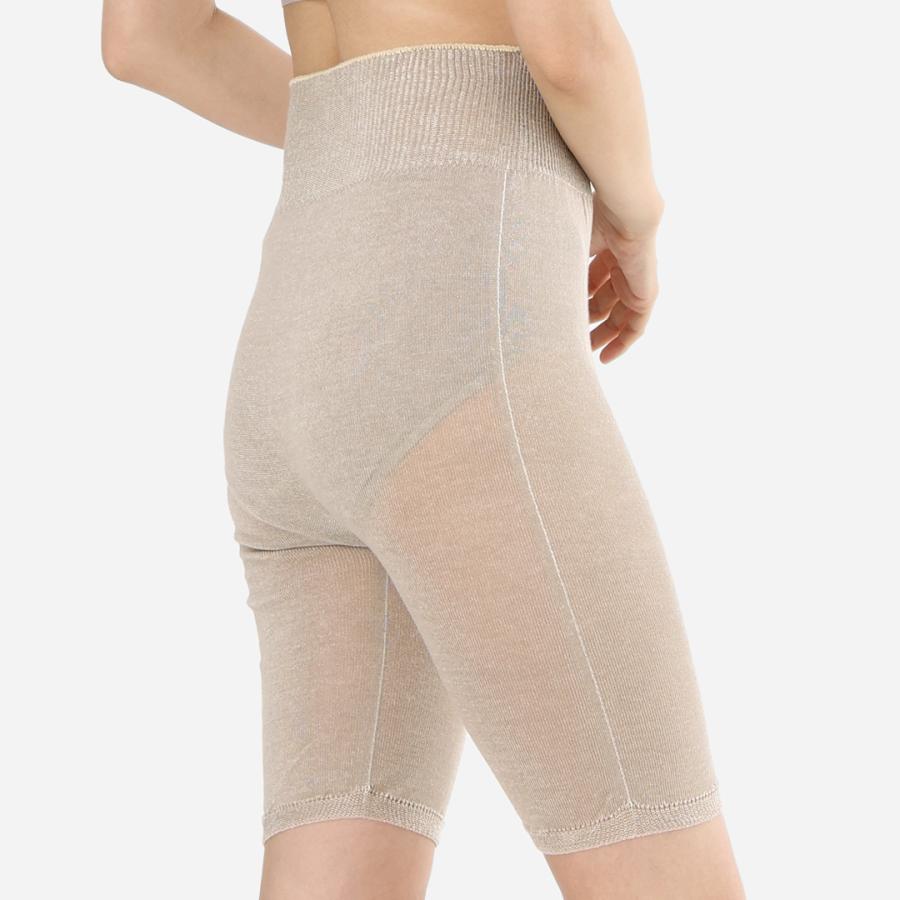 ペチコート ペチパンツ 絹 インナー 腹巻 保温 吸水　通気性 ｜ N 綿絹リラックスさらさらガーゼペチパンツ KEYUCA(ケユカ) | KEYUCA | 01