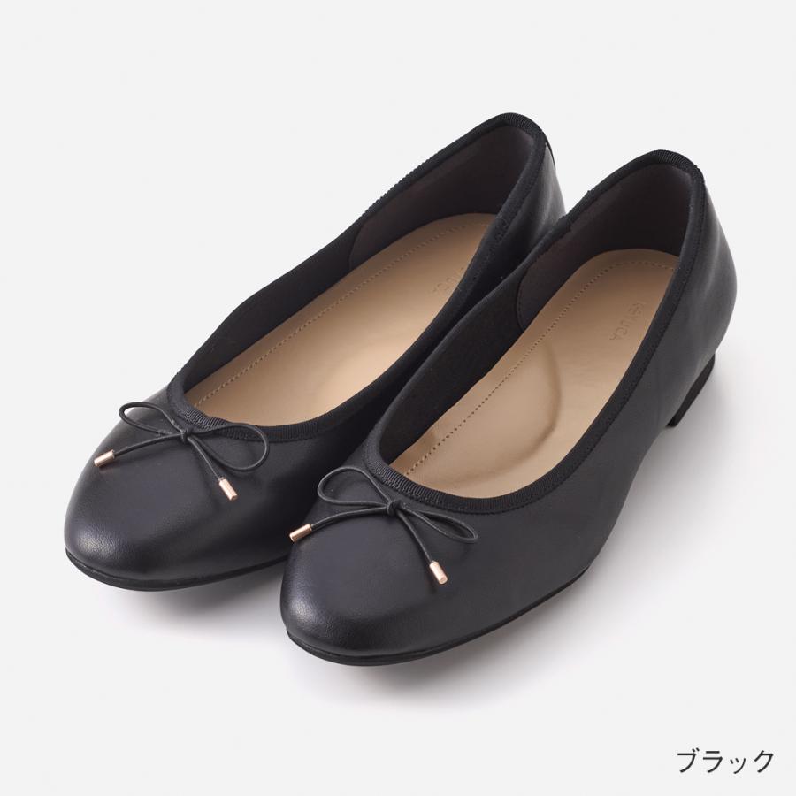 レインシューズ パンプス 靴 ローヒール 雨の日 防水[晴雨兼用ソフトフィットバレエパンプス KEYUCA ケユカ] | KEYUCA | 01