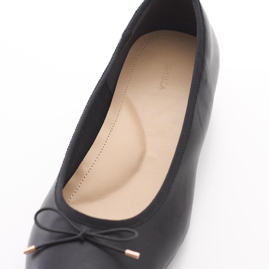 レインシューズ パンプス 靴 ローヒール 雨の日 防水[晴雨兼用ソフトフィットバレエパンプス KEYUCA ケユカ] | KEYUCA | 09