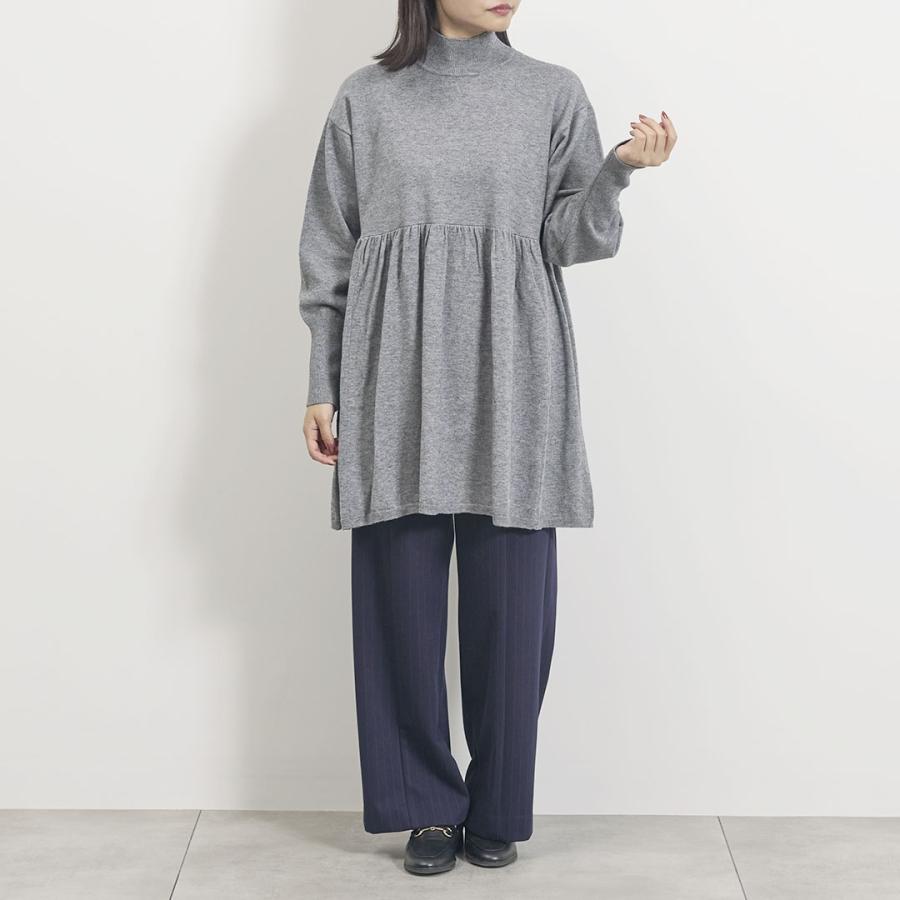 KEYUCA（ケユカ） レディース トップス セーター ハイネック ペプラム