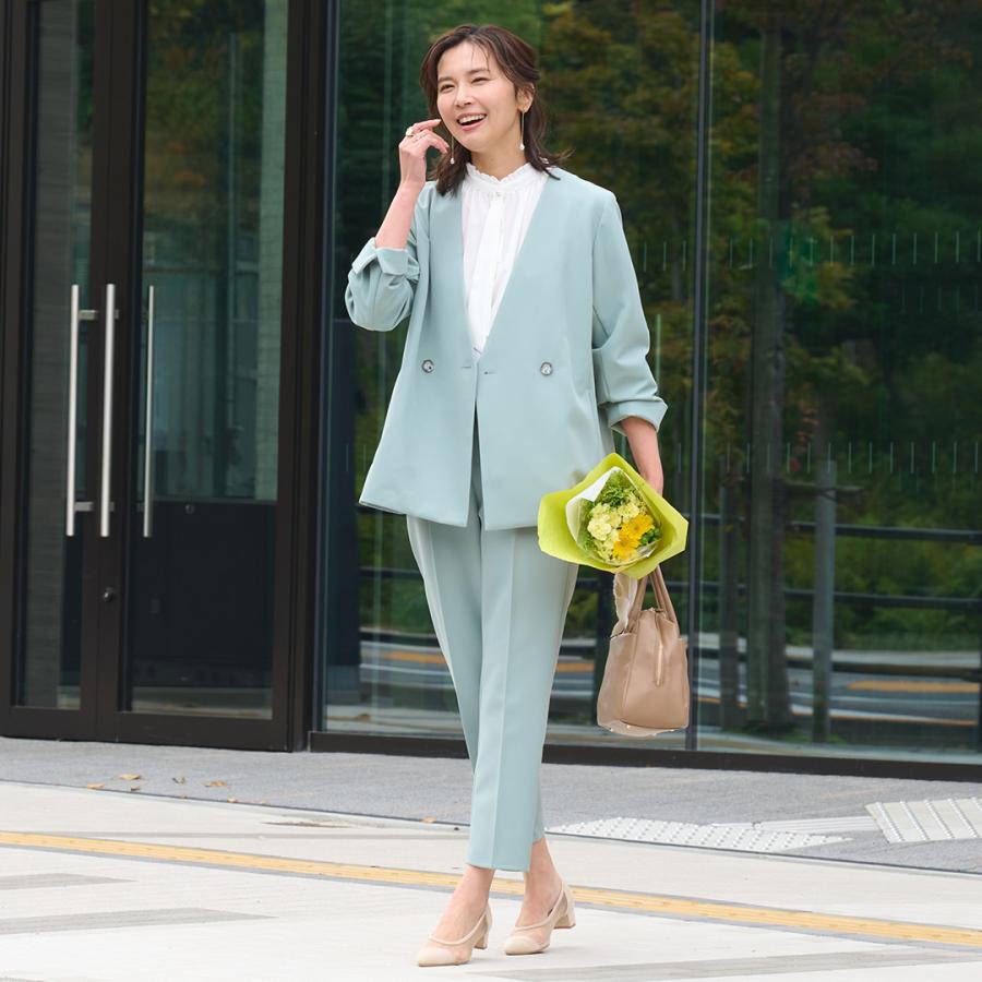 KEYUCA（ケユカ） レディース ボトムス 秋 冬 パンツ テーパード 防汚