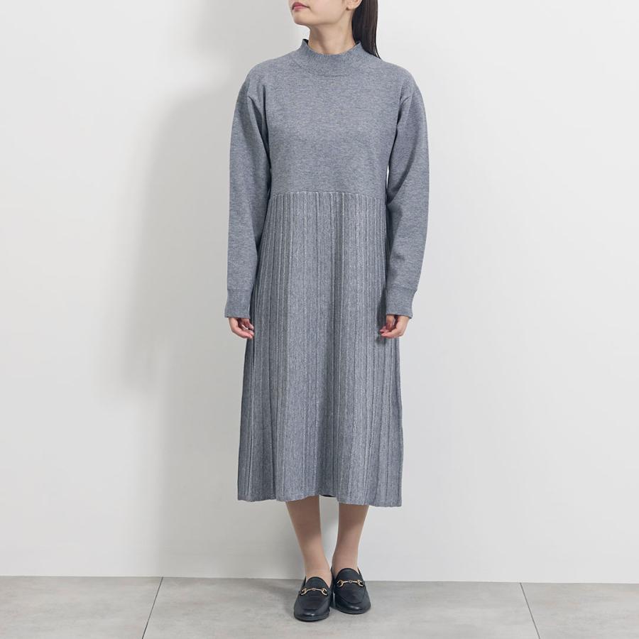 KEYUCA（ケユカ） ニットワンピース レディース きれいめ 秋冬 膝下 膝