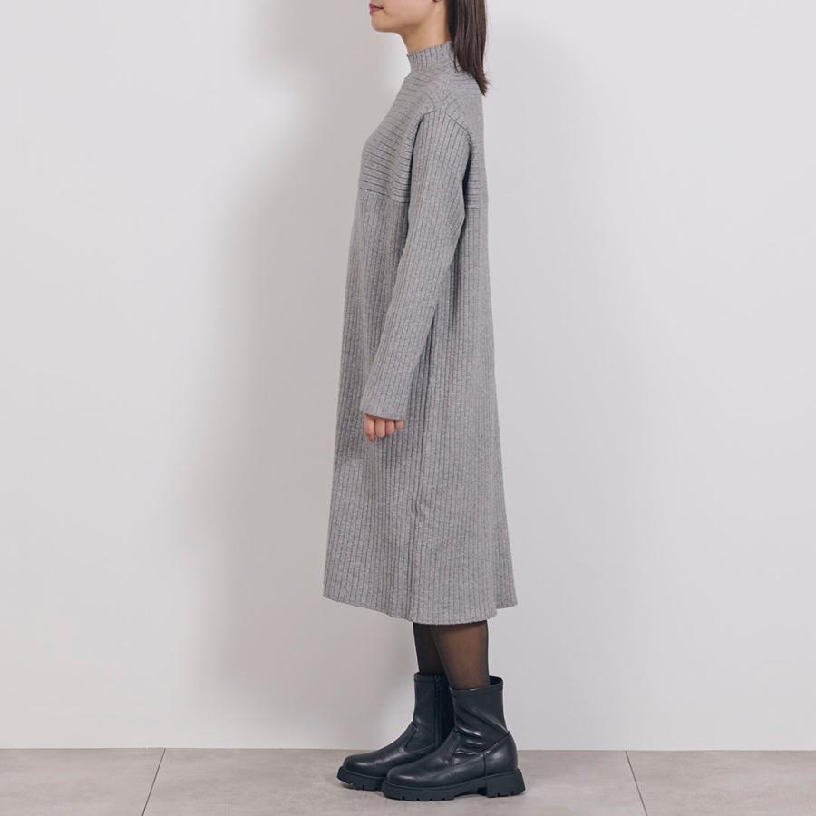KEYUCA（ケユカ） ニットワンピース レディース 膝下 秋冬 細見え アイ