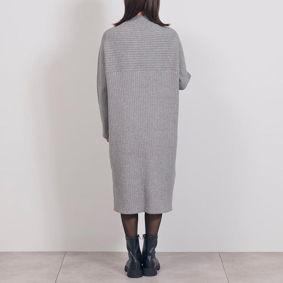 KEYUCA（ケユカ） ニットワンピース レディース 膝下 秋冬 細見え アイ