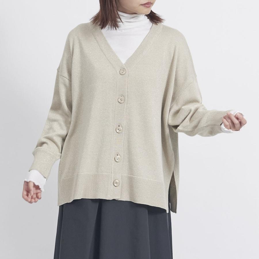 KEYUCA（ケユカ） レディース トップス 新作 カーディガン ラメ ニット
