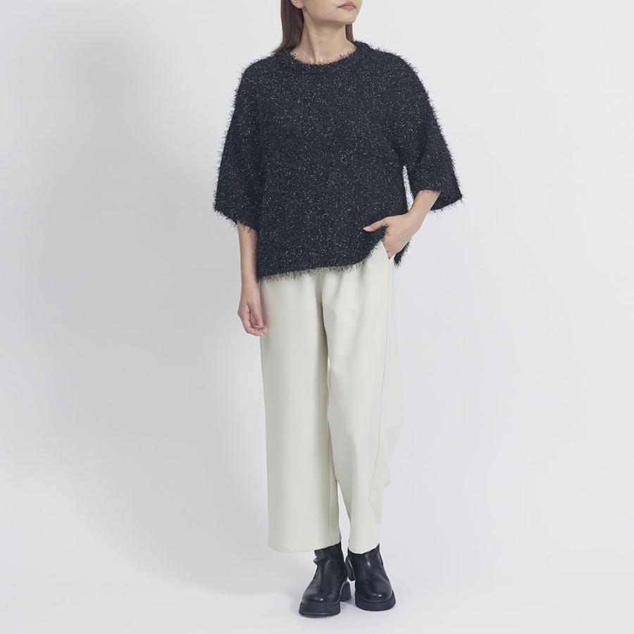 KEYUCA（ケユカ） レディース トップス 新作 ニット ラメ シャギー 5分