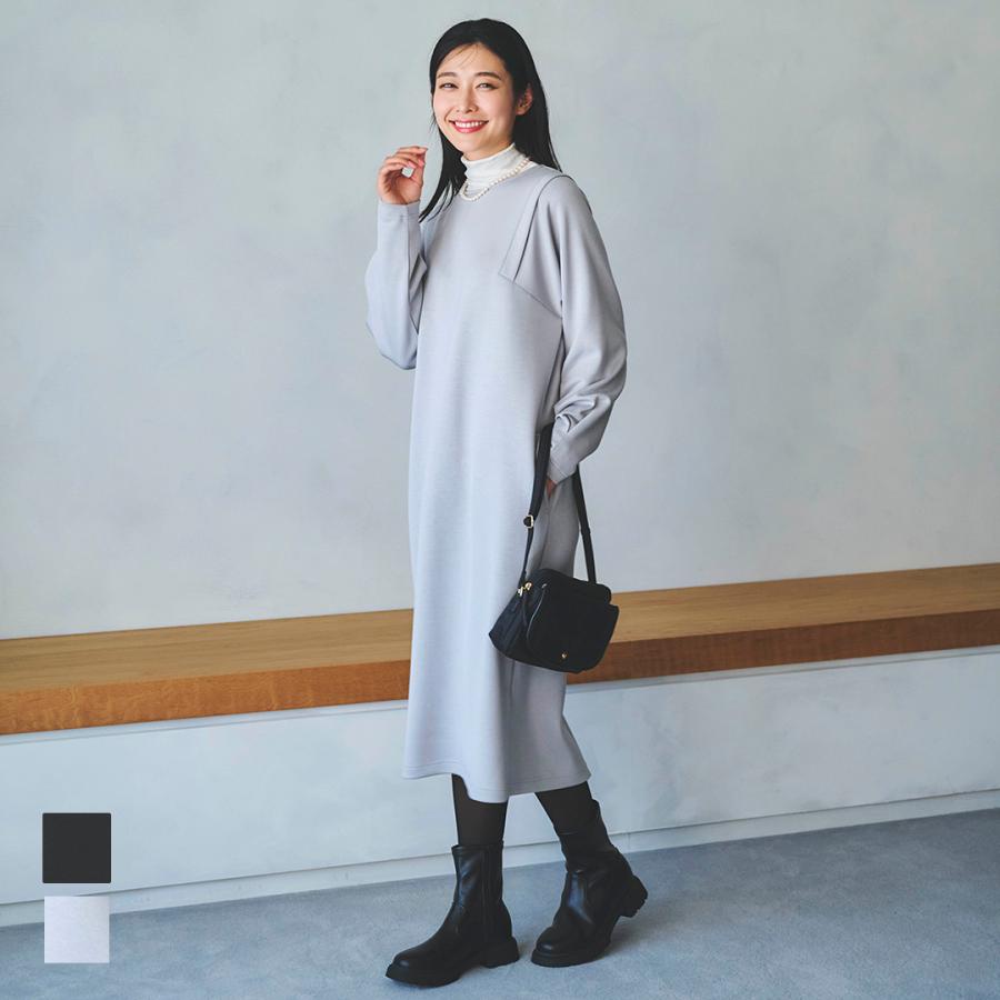 KEYUCA（ケユカ） ワンピース レディース 長袖 春 秋 冬 細見え