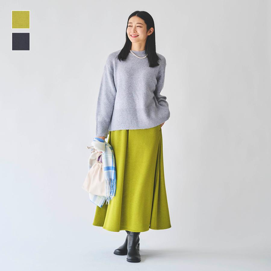 KEYUCA スカート 冬 裏起毛 暖かい レディース ボトムス 防寒 毛玉に