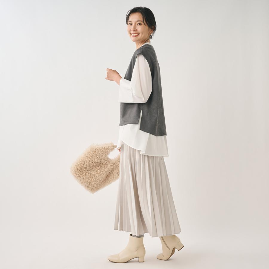 KEYUCA（ケユカ） レディース ベスト トップス スウェード ストレッチ