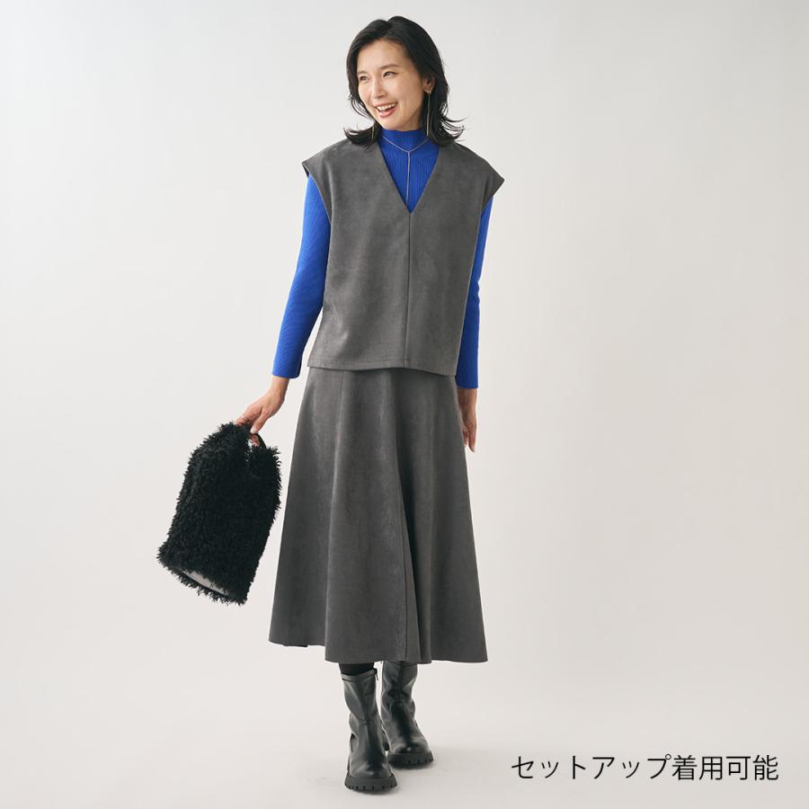 KEYUCA（ケユカ） レディース ボトムス スカート フレア スウェード