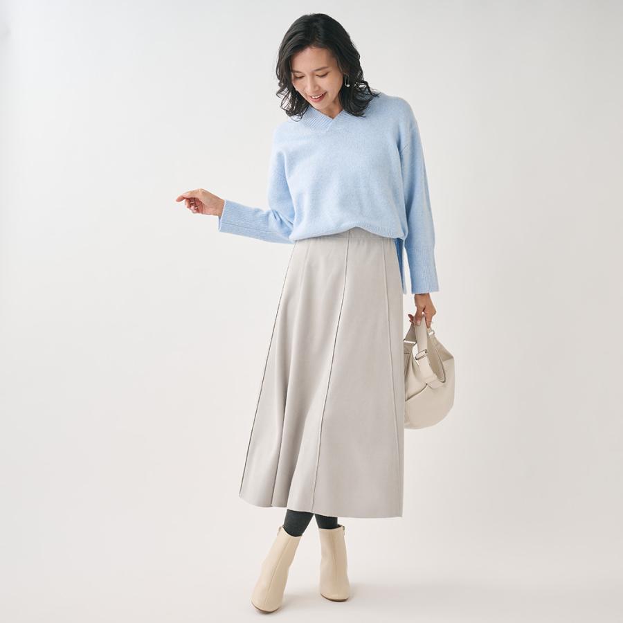 KEYUCA（ケユカ） レディース ボトムス スカート フレア スウェード