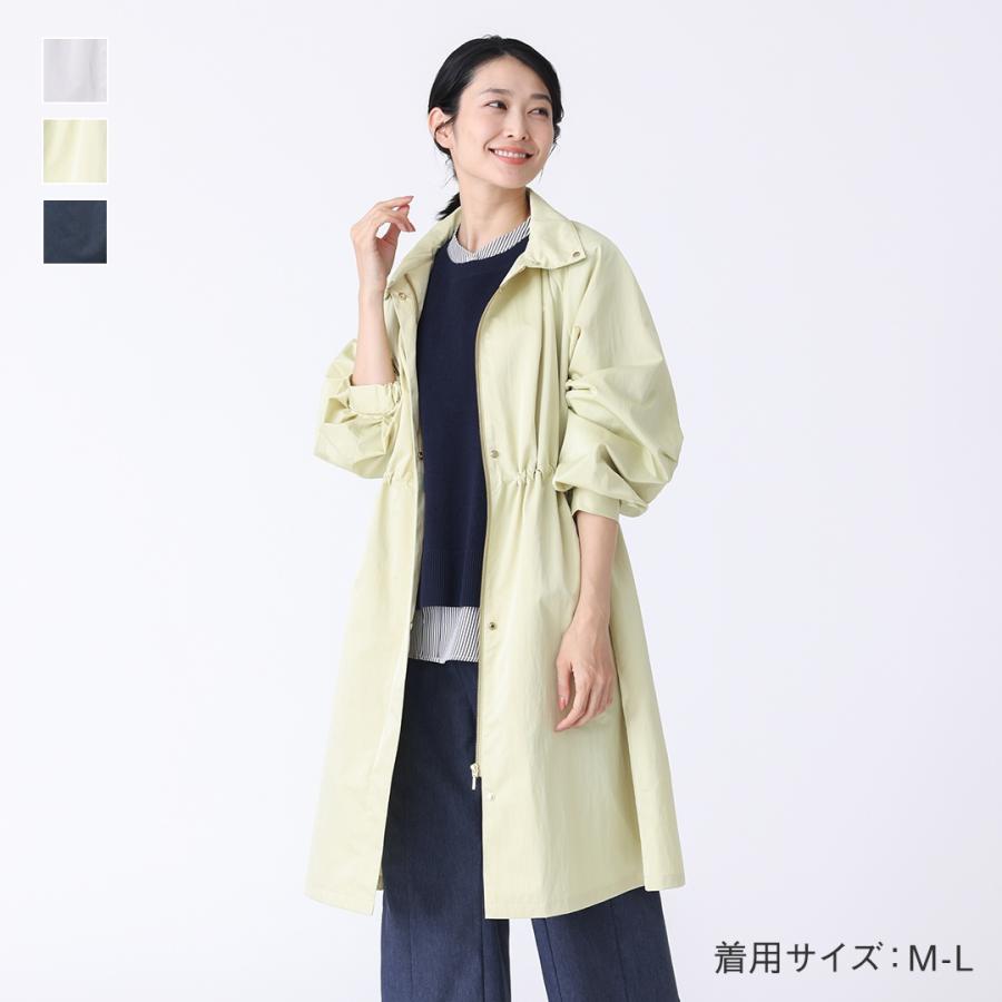 KEYUCA（ケユカ） ロングコート レディース アウター 春 薄手 ナイロン