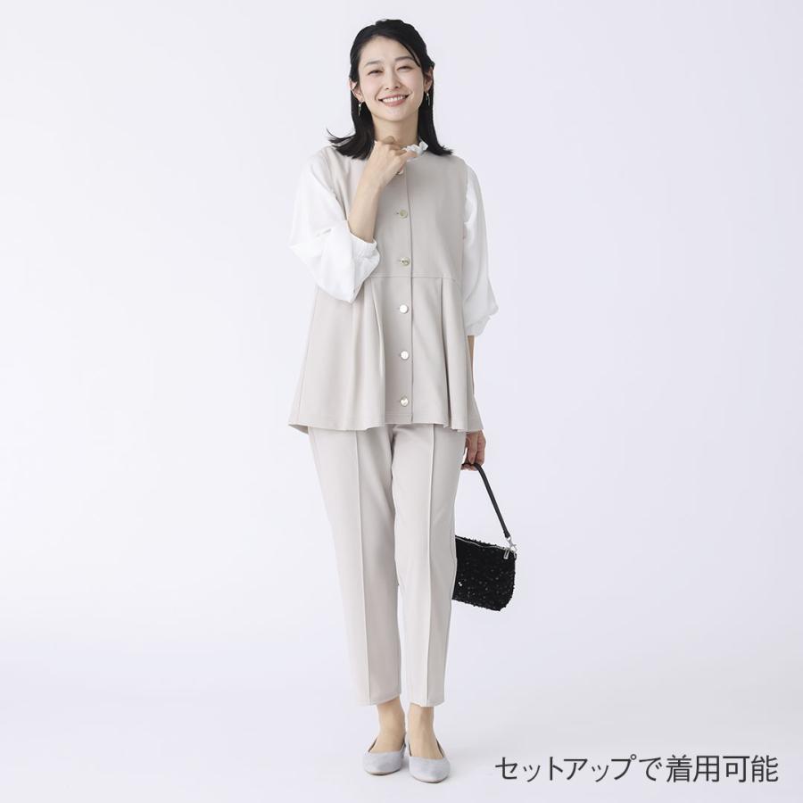 KEYUCA（ケユカ） レディース トップス ジレ セットアップ ペプラム