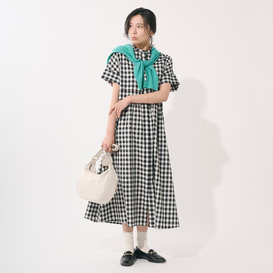 KEYUCA（ケユカ） レディース ワンピース 接触冷感 シャツワンピ 脚長