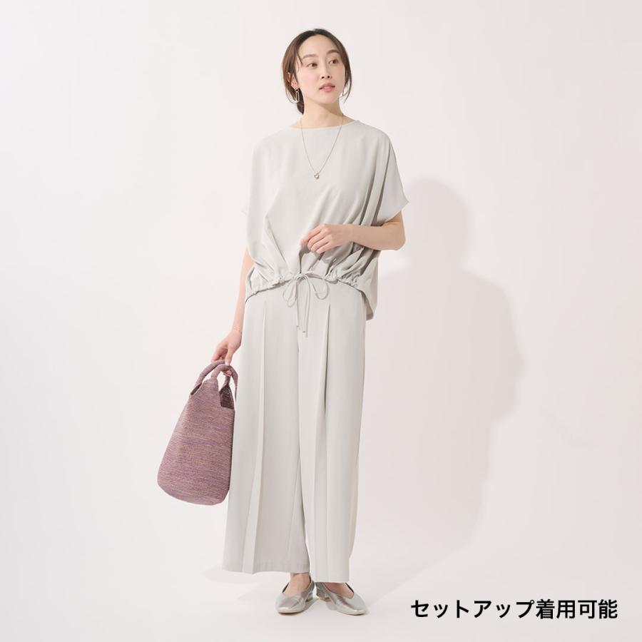 KEYUCA（ケユカ） パンツ レディース ストレッチパンツ フロントタック