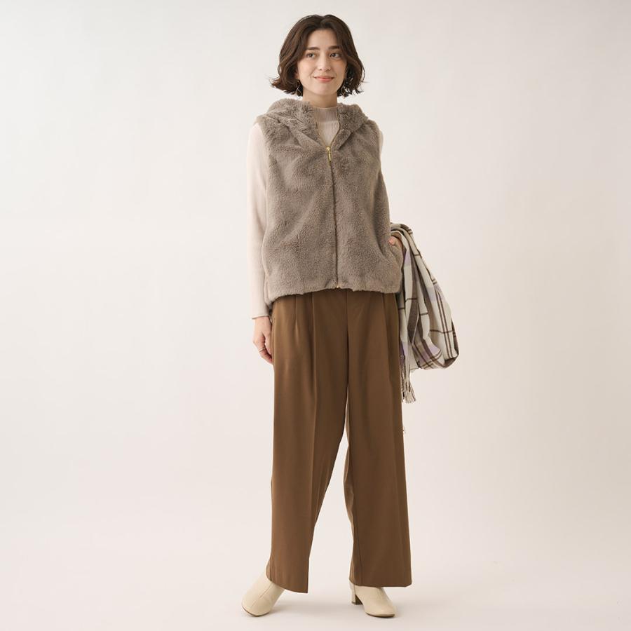 KEYUCA（ケユカ） レディース トップス ベスト フーディー フェイク