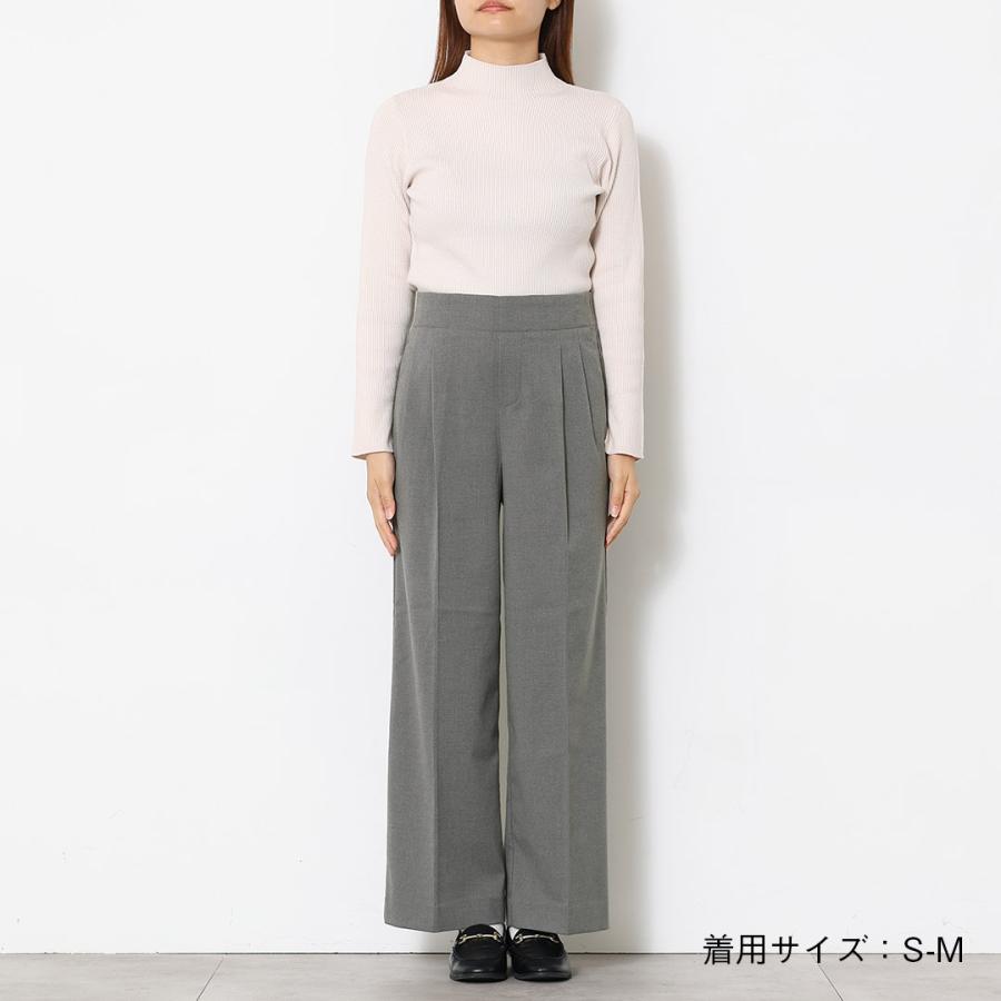 KEYUCA（ケユカ） レディース ボトムス ワイドパンツ タック センター