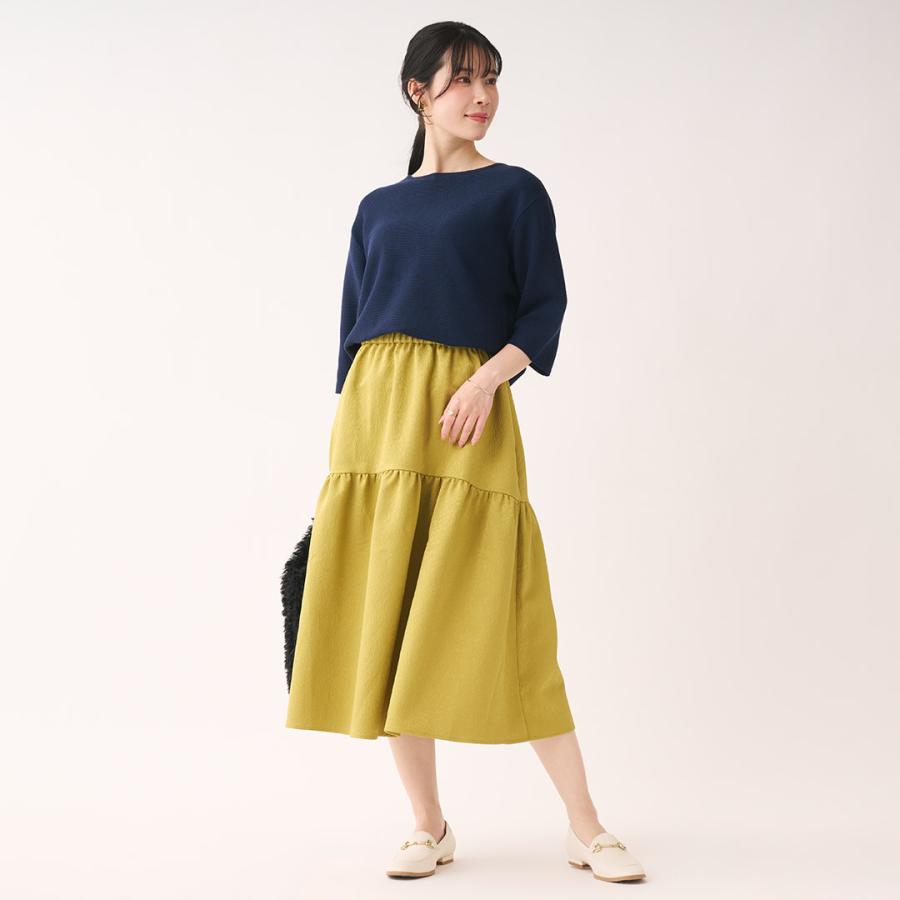 かほ KEYUCA（ケユカ） レディース ボトムス スカート ギャザー サテン 花柄