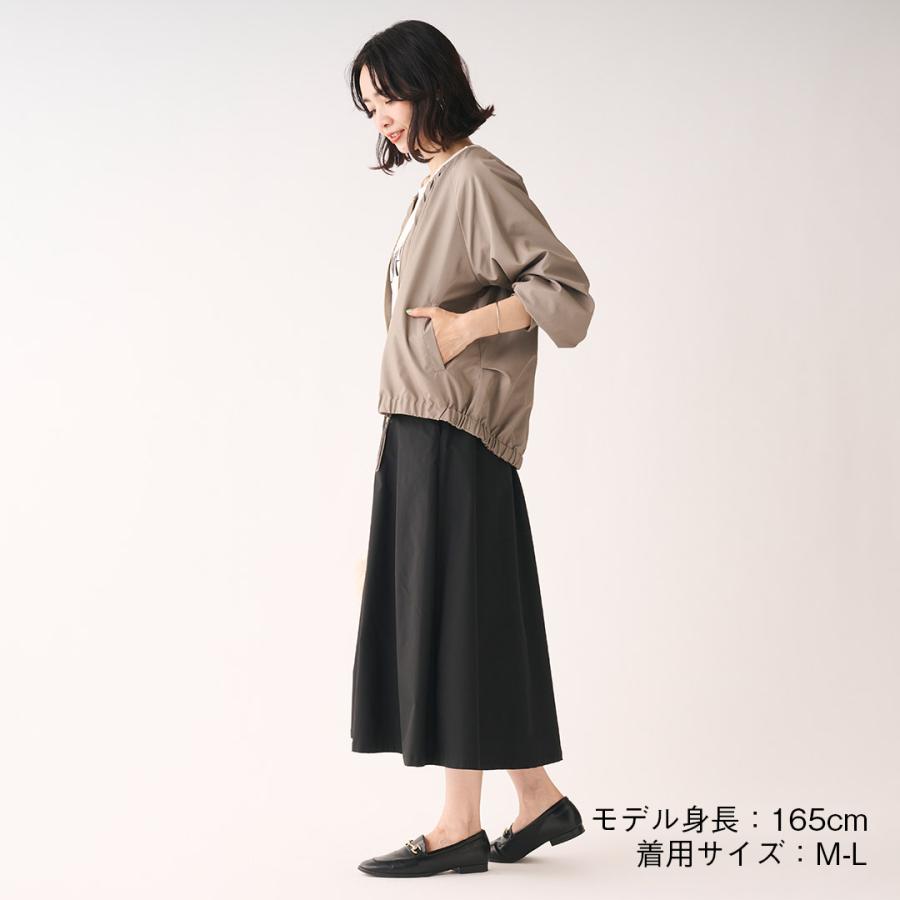 KEYUCA（ケユカ） レディース アウター ブルゾン ギャザー ノーカラー