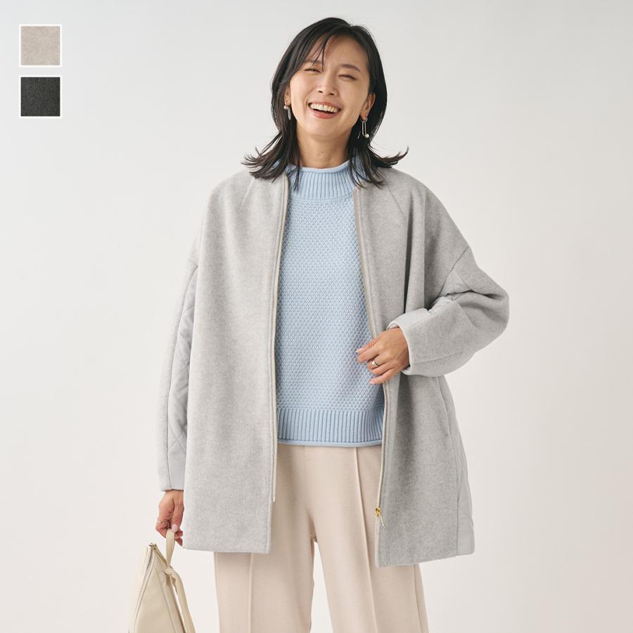 KEYUCA（ケユカ） レディース アウター コート ハーフコート キルト