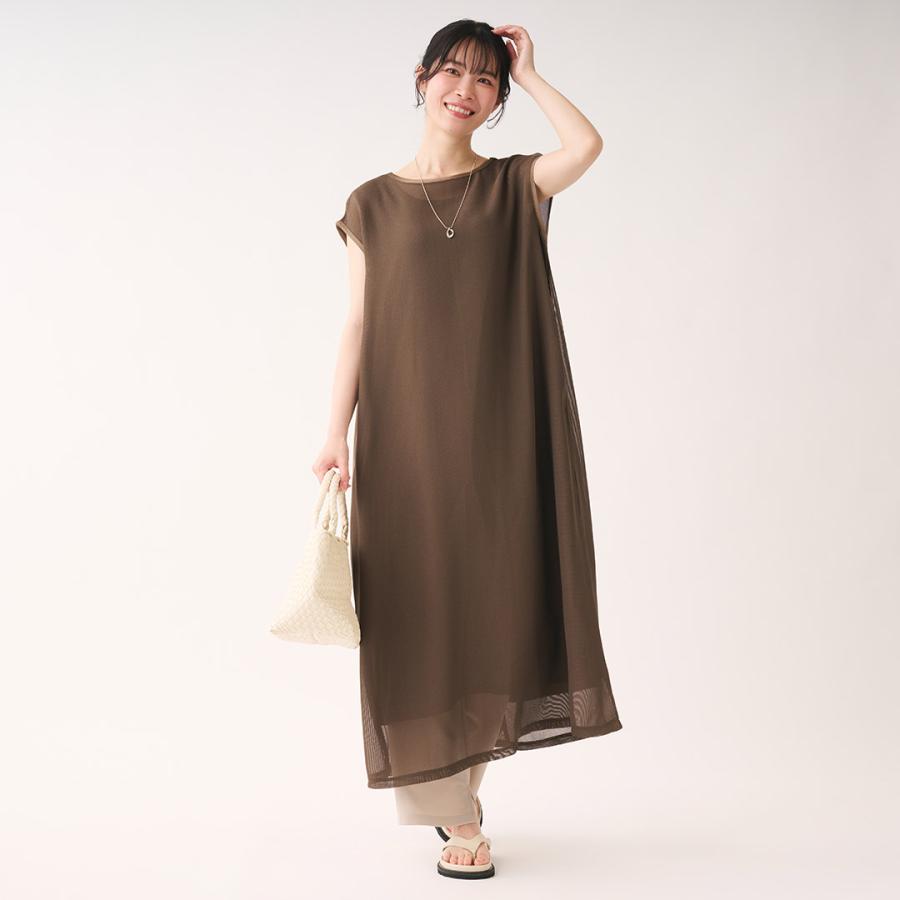 KEYUCA（ケユカ） レディース ワンピース ワンピ メッシュ Aライン