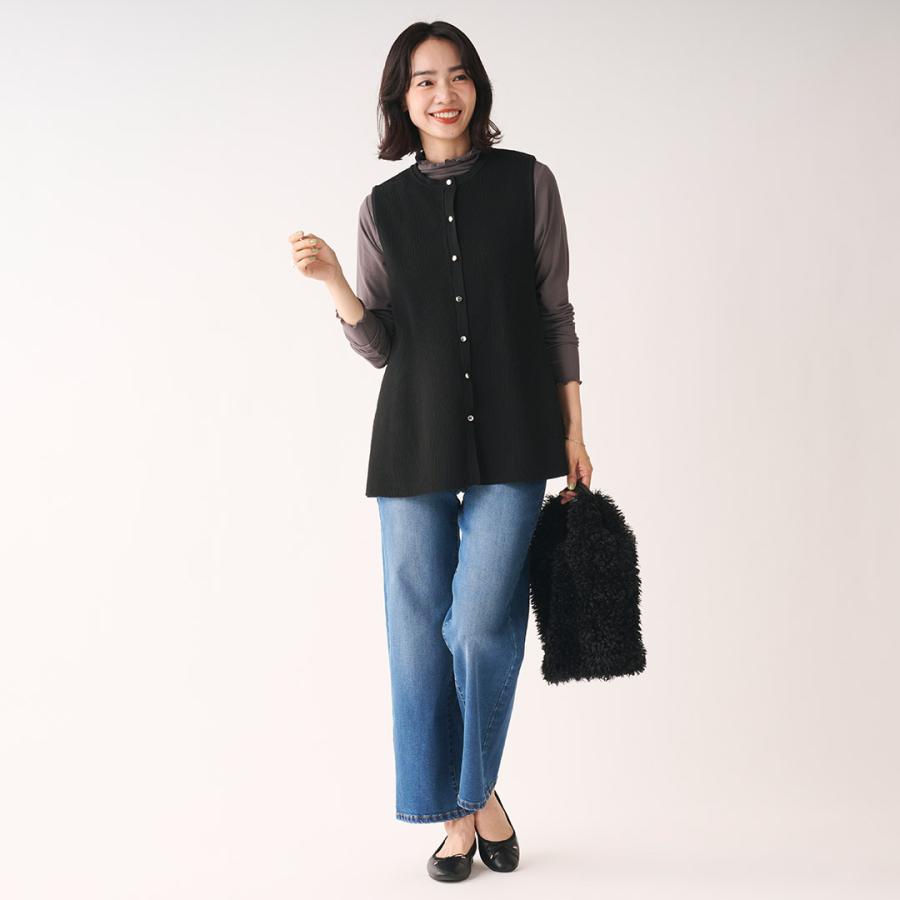 KEYUCA（ケユカ） レディース トップス ジレ ニット 大人可愛い