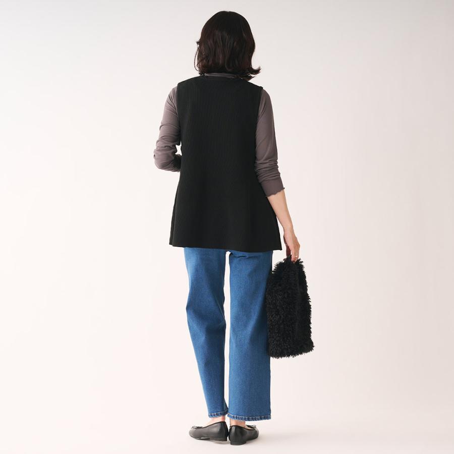 KEYUCA（ケユカ） レディース トップス ジレ ニット 大人可愛い