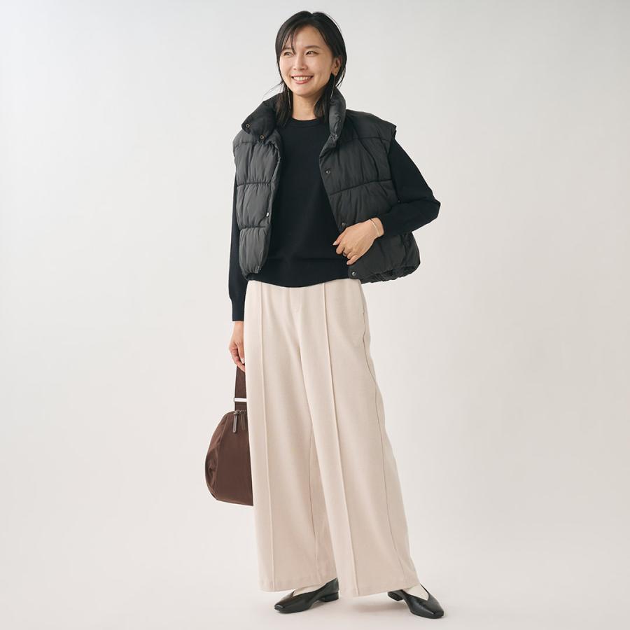 KEYUCA（ケユカ） レディース アウター ベスト 中綿ベスト ショート 防