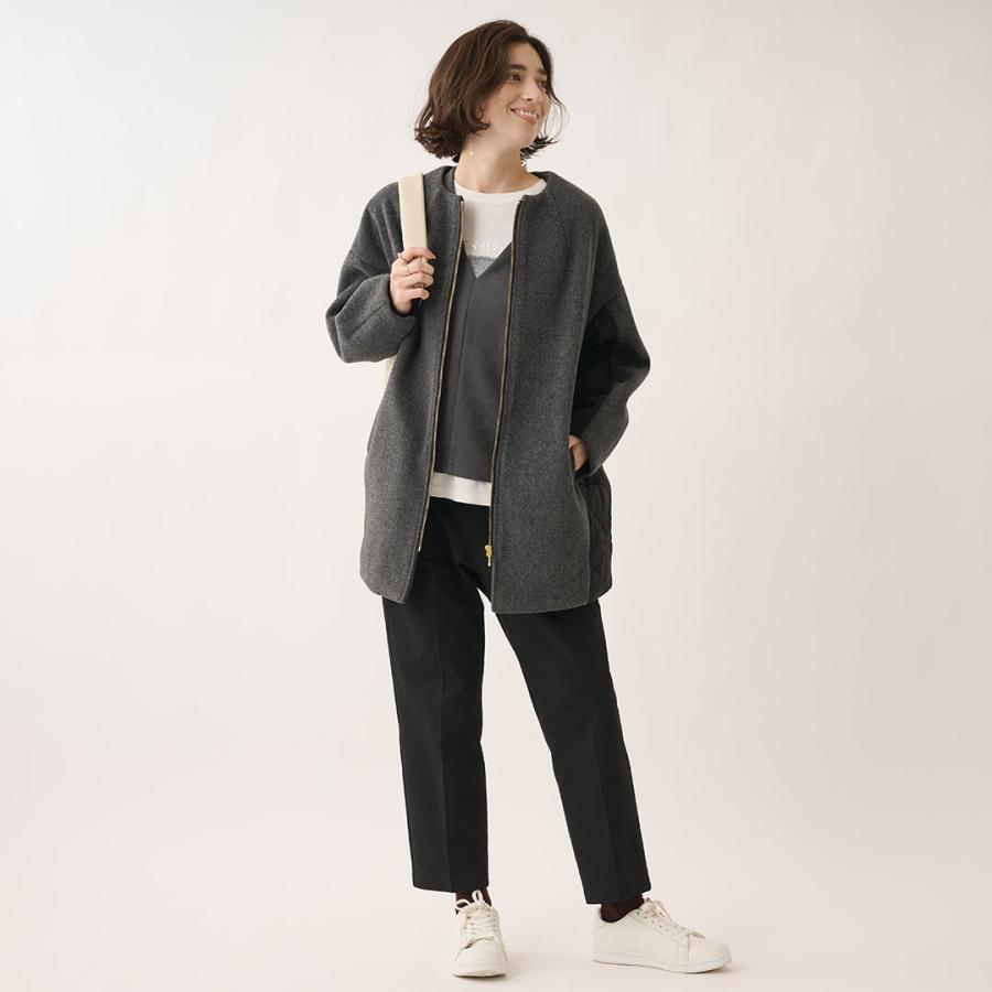 レディース ボトムス パンツ テーパード 裏起毛 定番 美脚 ウォッシャブル ストレッチ おしゃれ 通販 | 美ストレッチ裏起毛テーパードパンツ KEYUCA(ケユカ) | KEYUCA | 03