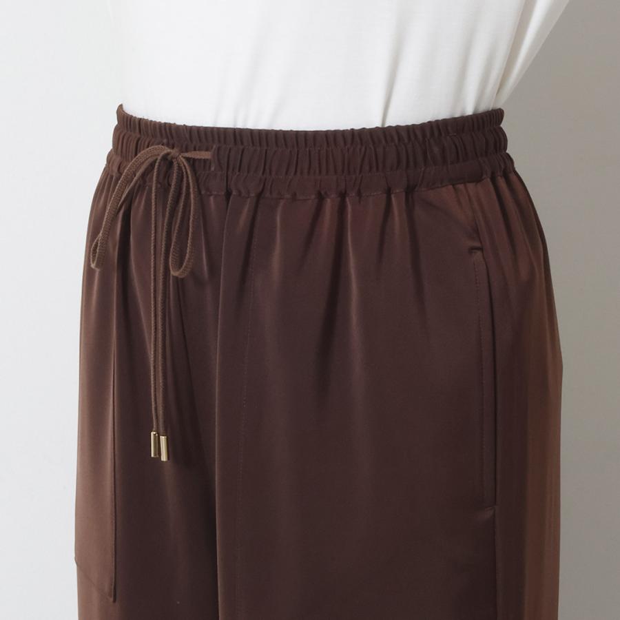 レディース ボトムス パンツ イージーパンツ サテン 楽ちんパンツ ウォッシャブル おしゃれ  通販|スポンディッシュサテンイージーパンツ  KEYUCA(ケユカ) | KEYUCA | 06